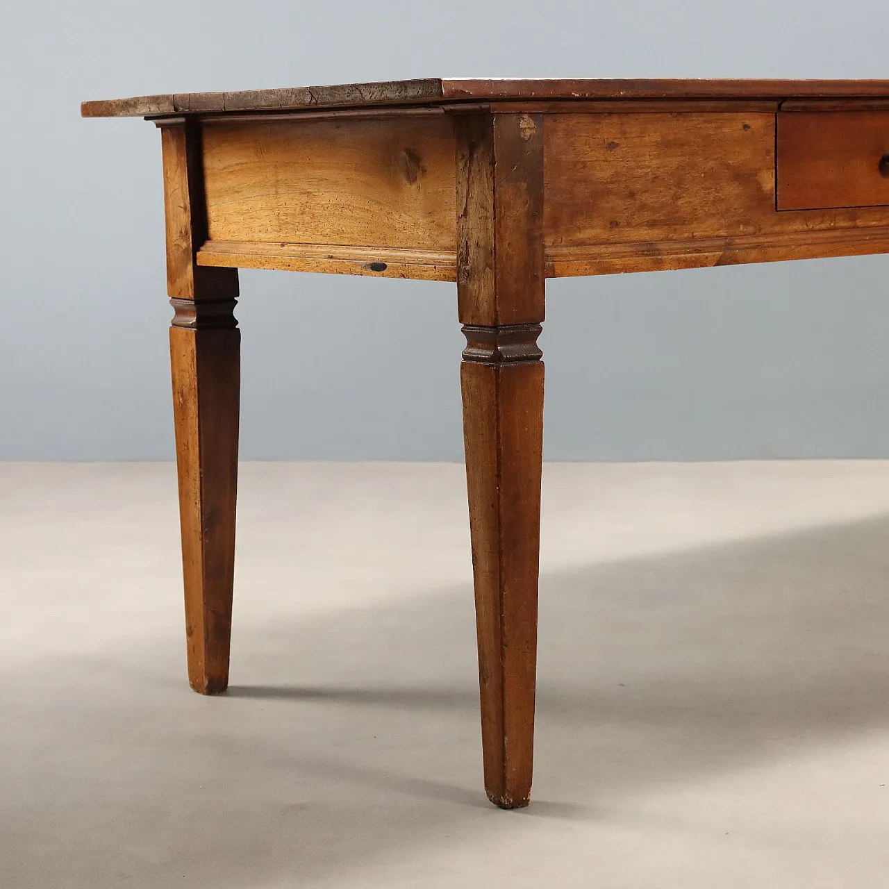 Directory table in walnut, 19th century 6
