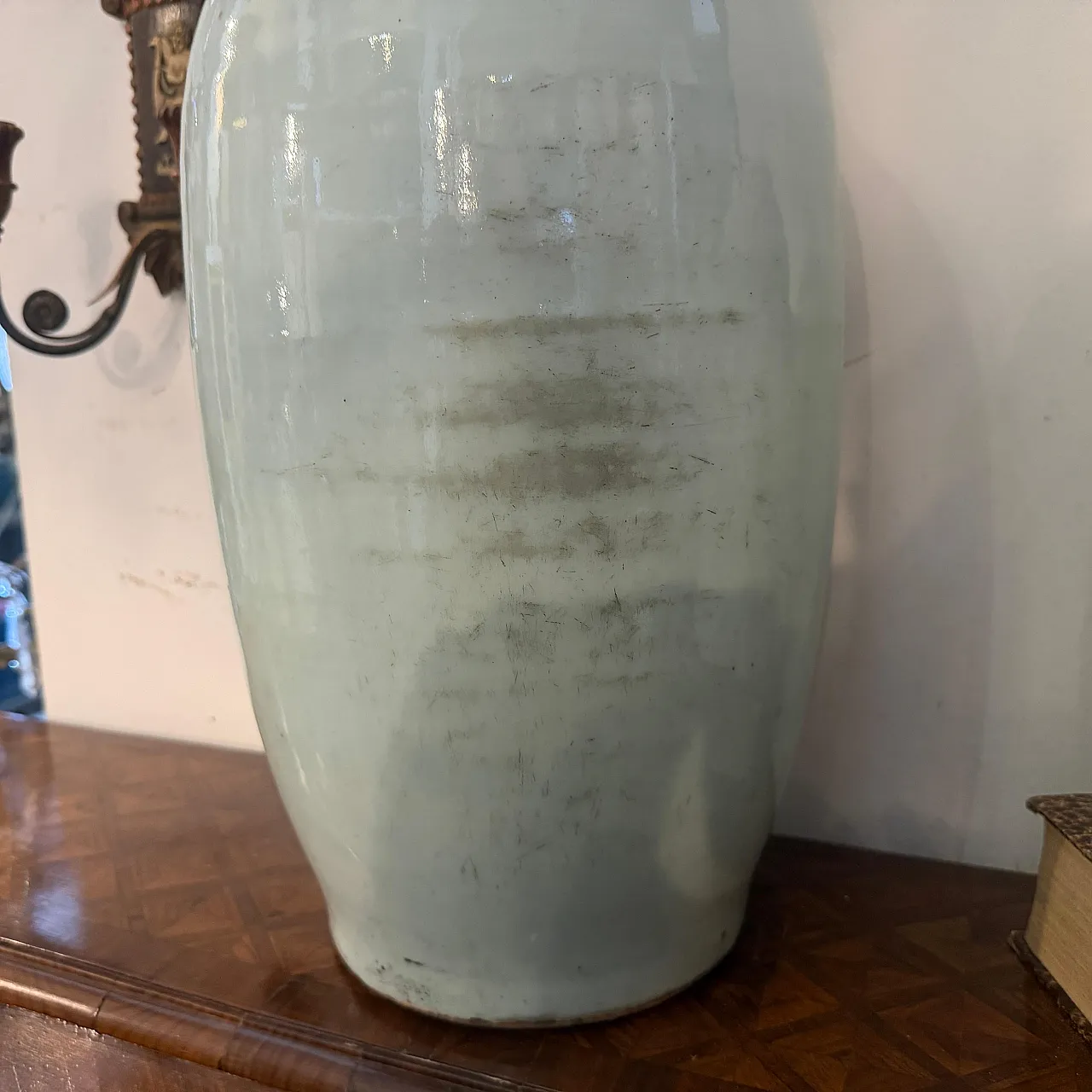 Traditional Qing dynasty style chinese porcelain vase, 1950s 10