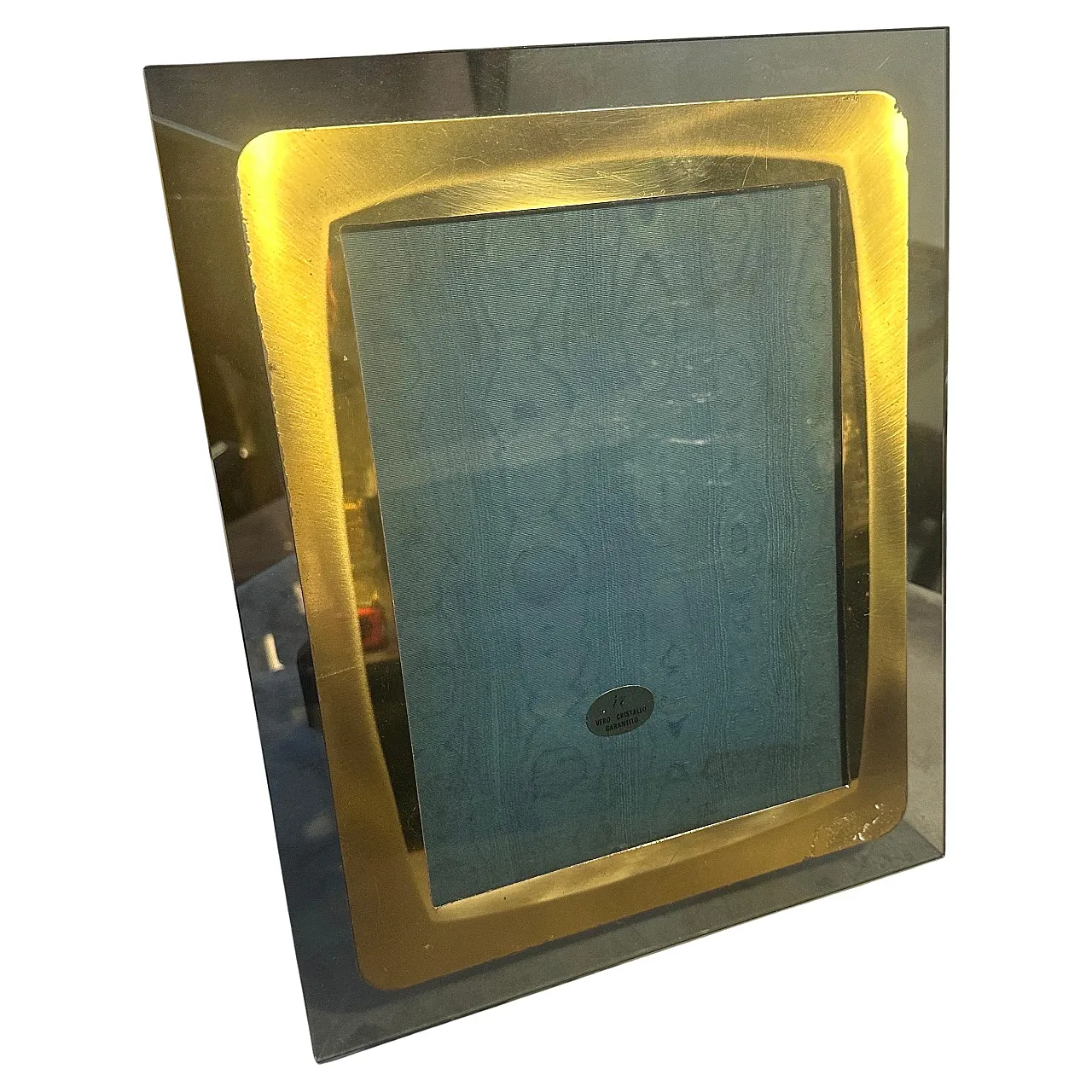 Mid-Century Modern smoked glass picture frame, 1960s 1