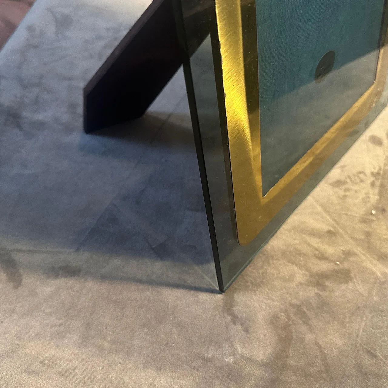 Mid-Century Modern smoked glass picture frame, 1960s 9