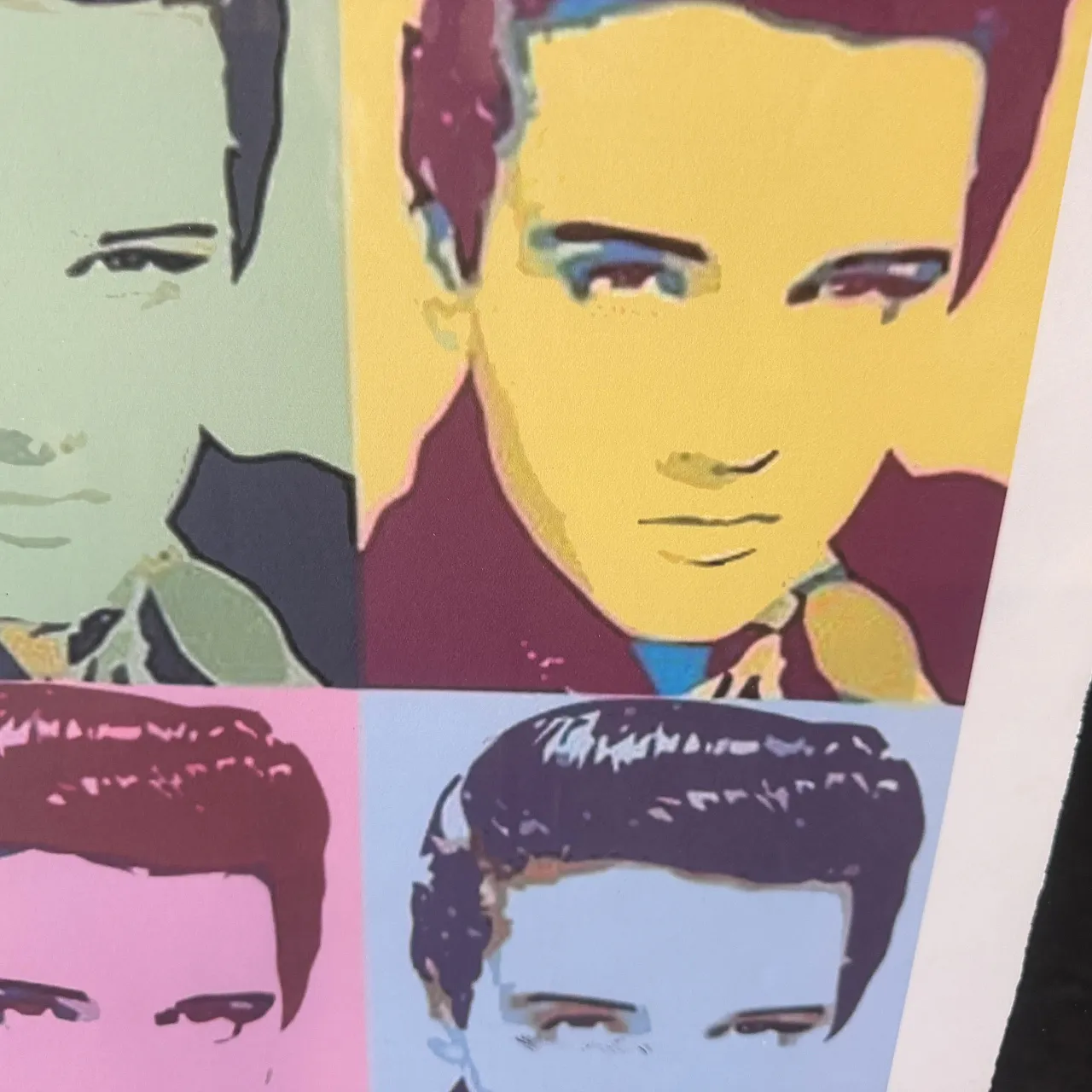 Andy Warhol, Pop Art con cornice, Elvis Presley 52/100, anni 2000 4
