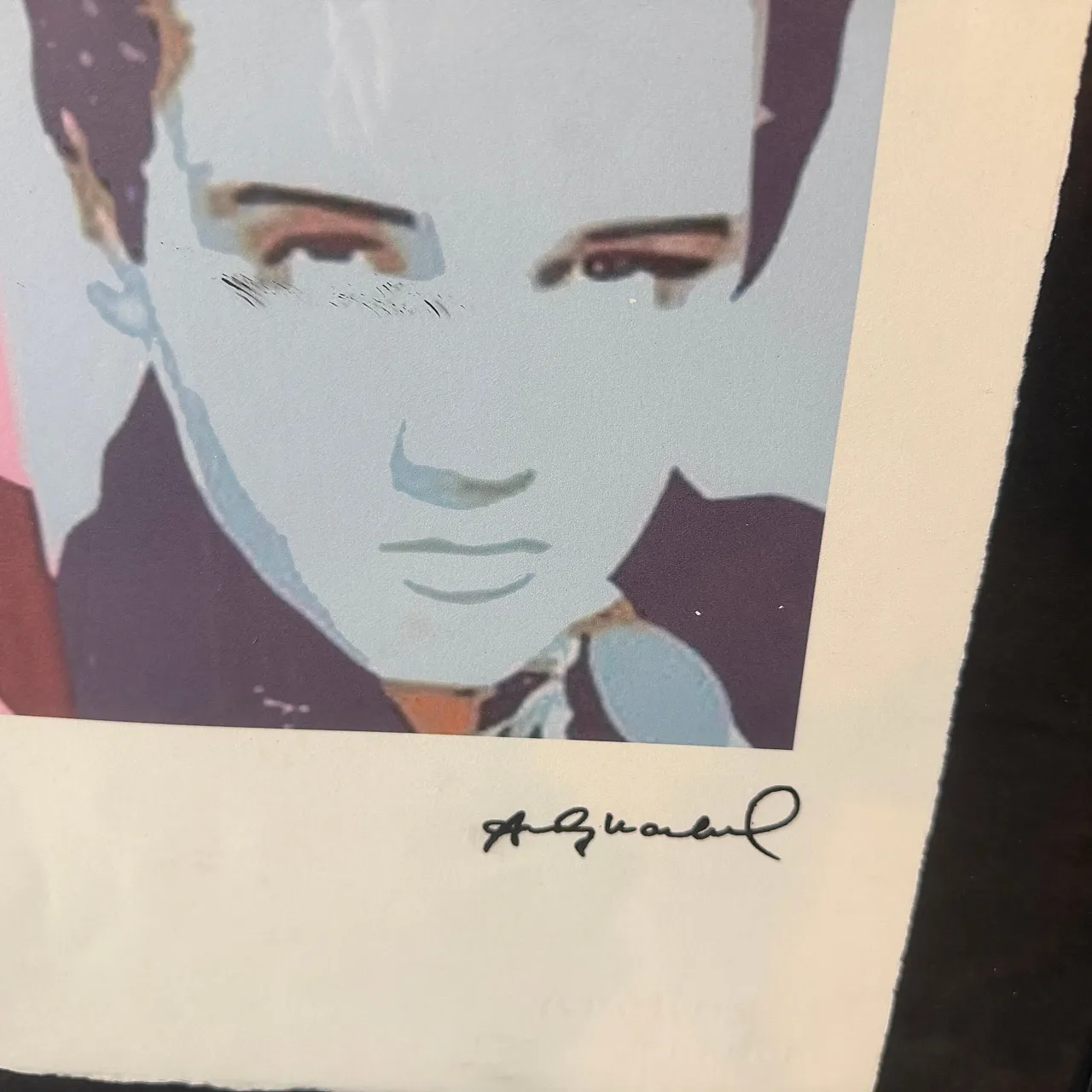 Andy Warhol, Pop Art con cornice, Elvis Presley 52/100, anni 2000 11