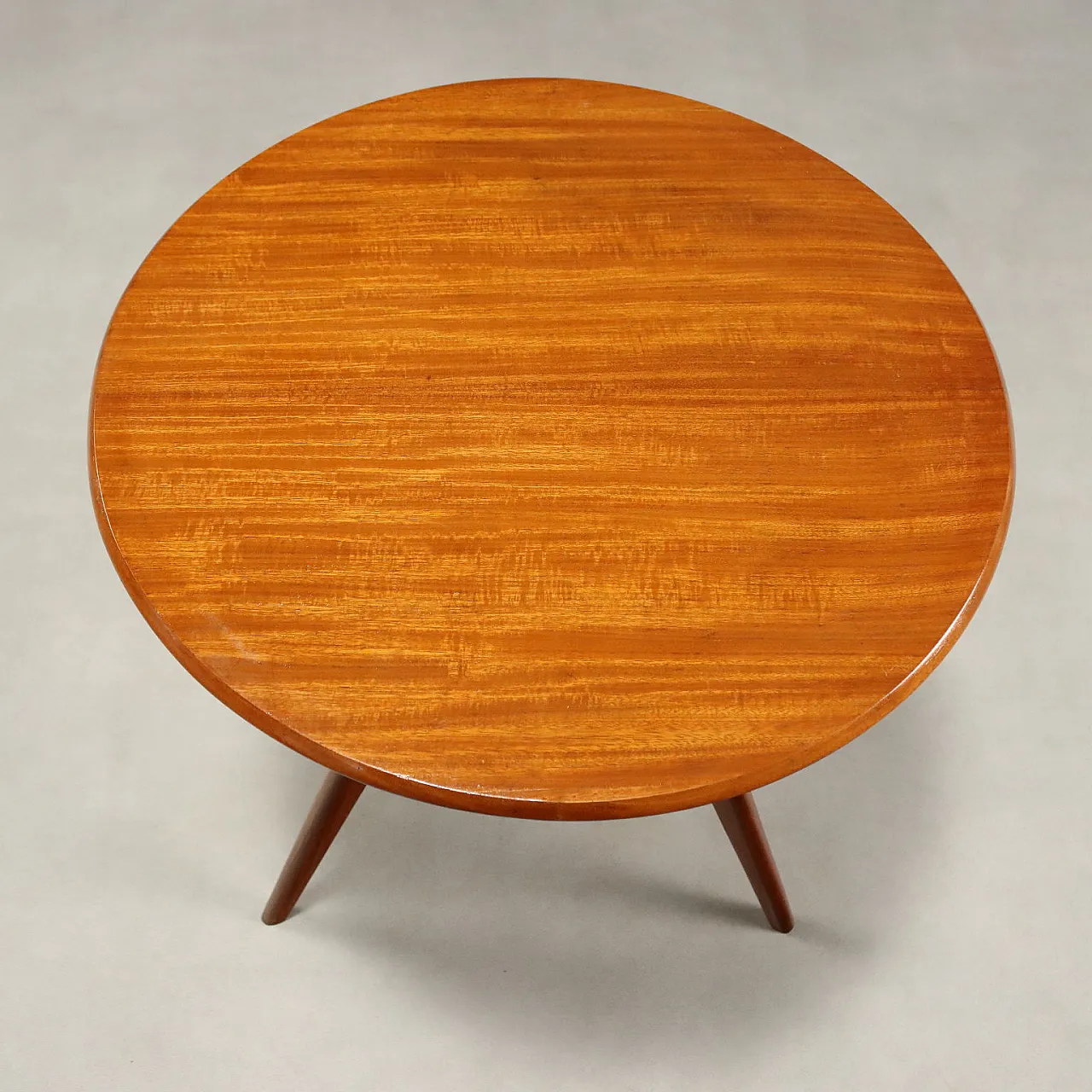 Mahogany and brass coffee table, 1950s 3
