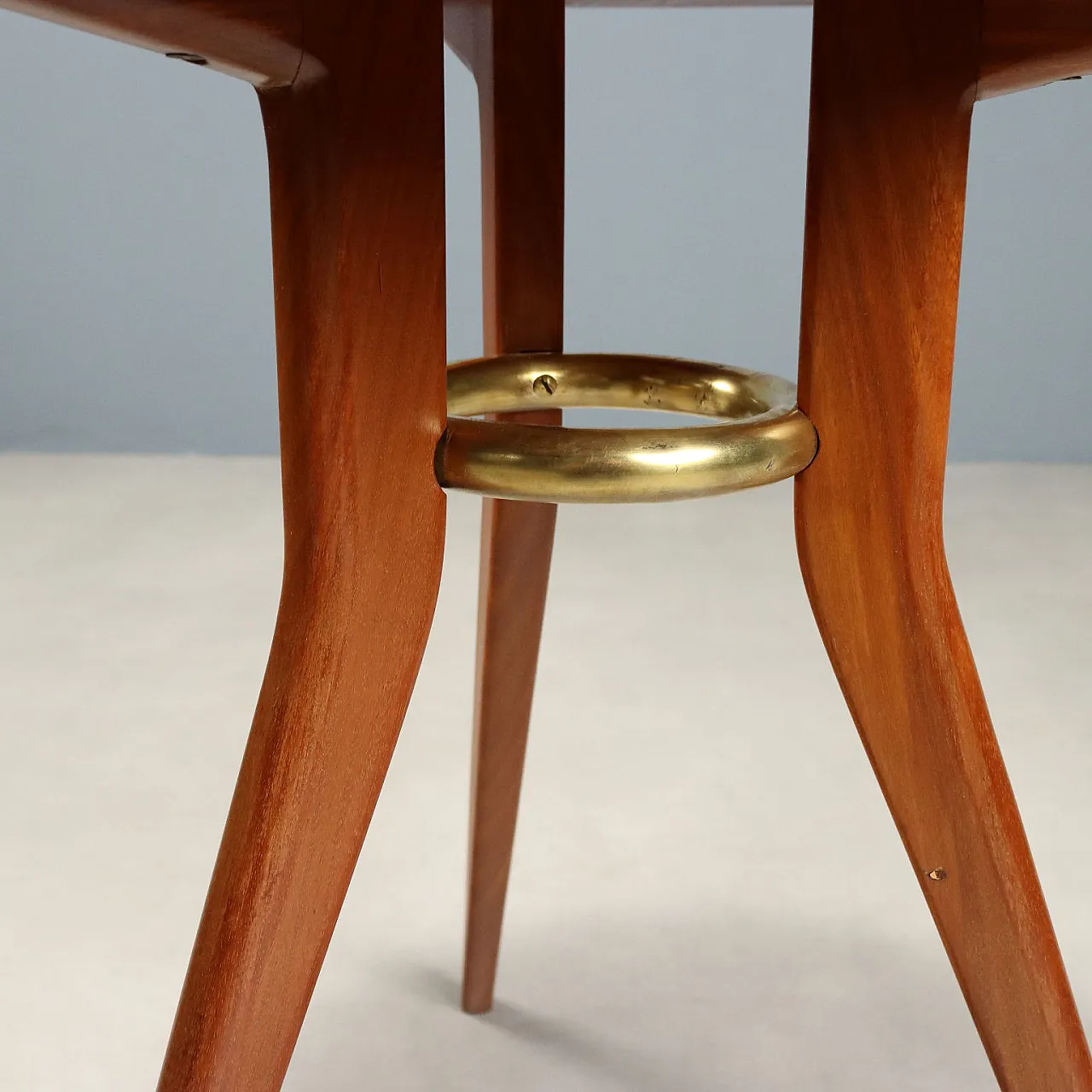 Mahogany and brass coffee table, 1950s 5