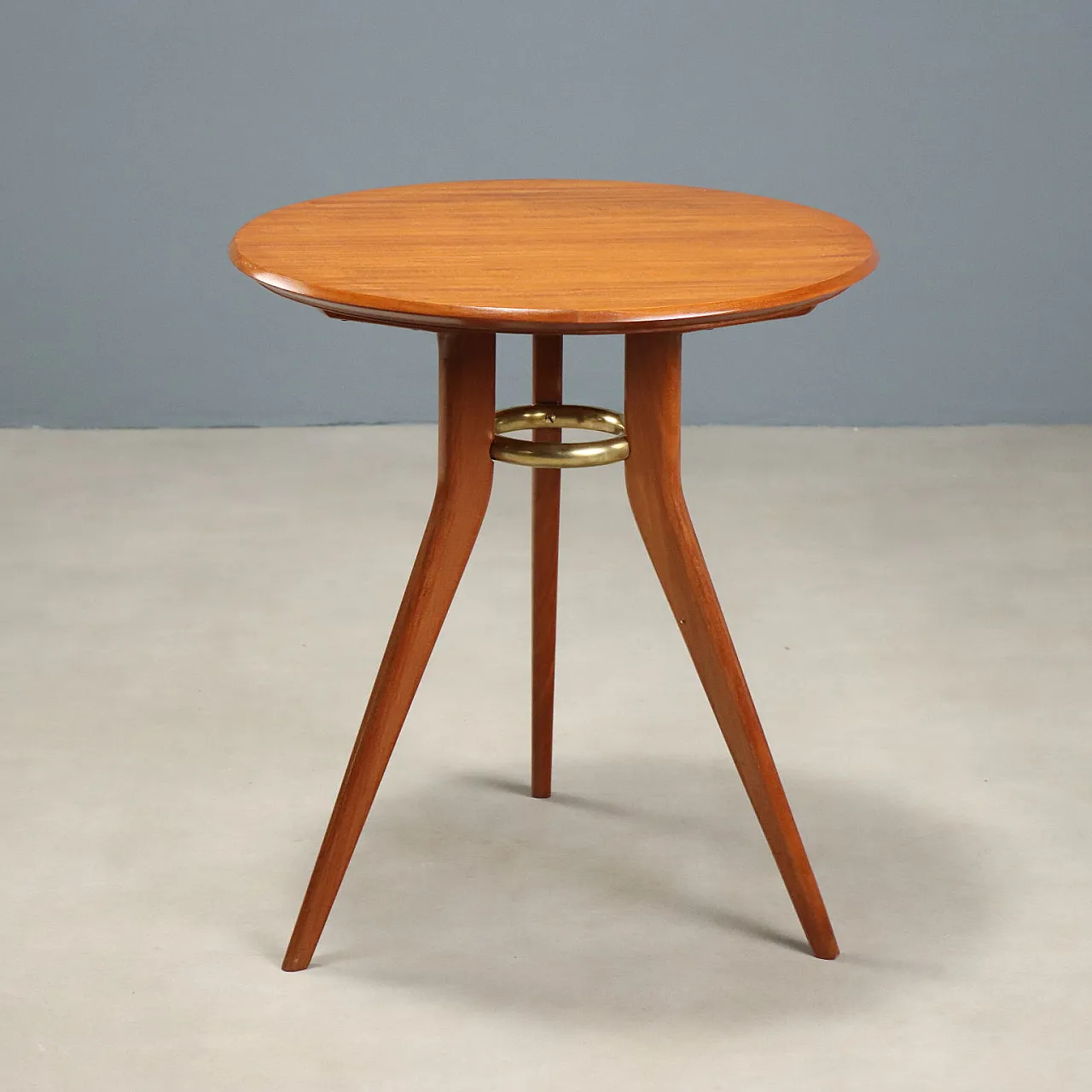 Mahogany and brass coffee table, 1950s 9