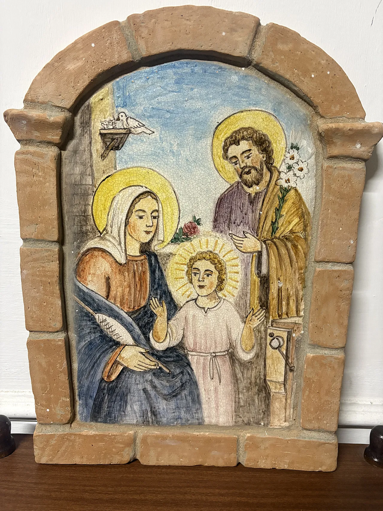 Holy family tile, 50s 1