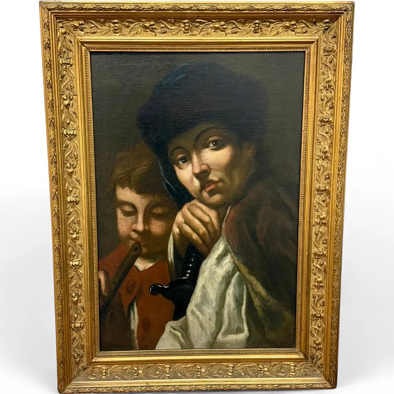 Ritratto di genere dell'Età dell'Oro - Artista olandese, Olio su tela, XVII secolo 9