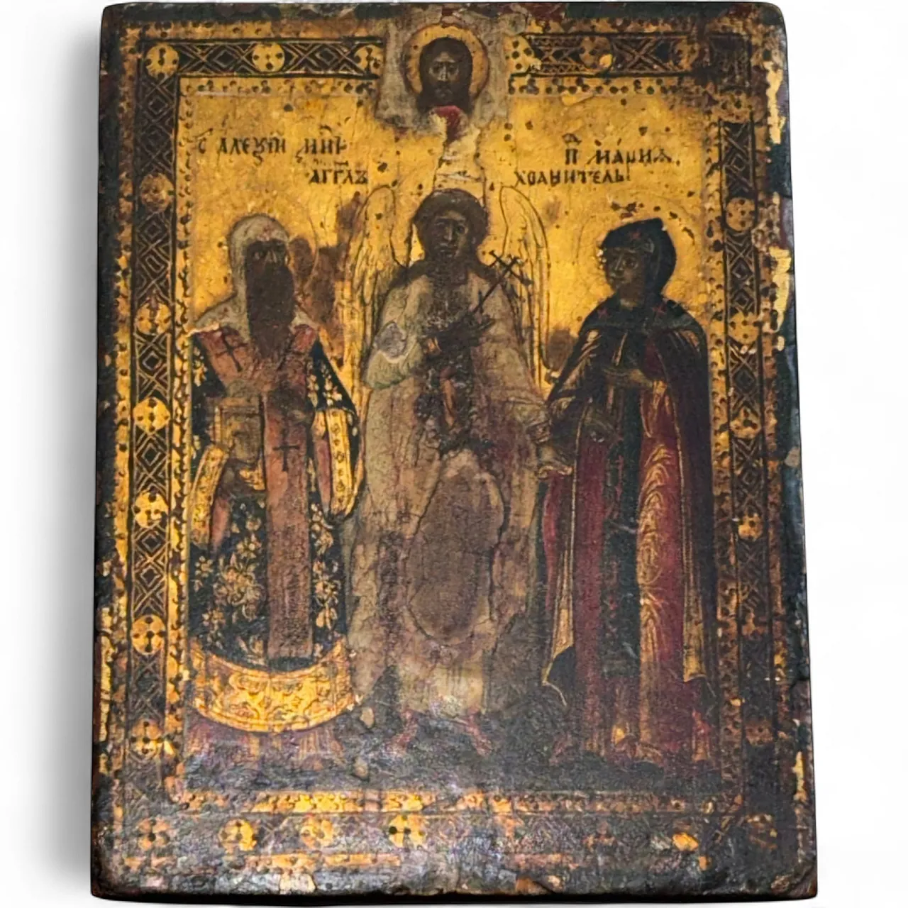 Icona russa dell'angelo custode, '700 13