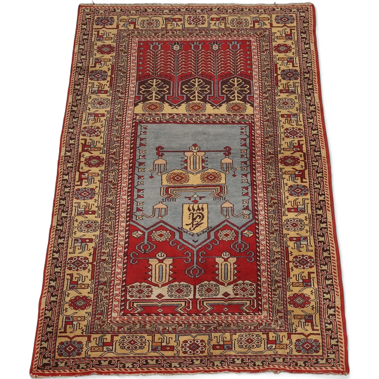 Shirwan rug in cotton and wool, 20th century 9