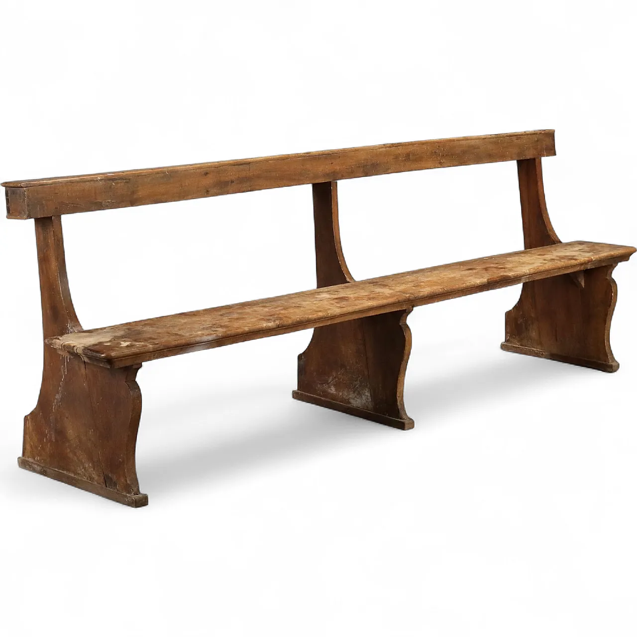 Walnut bench, early 19th century 8