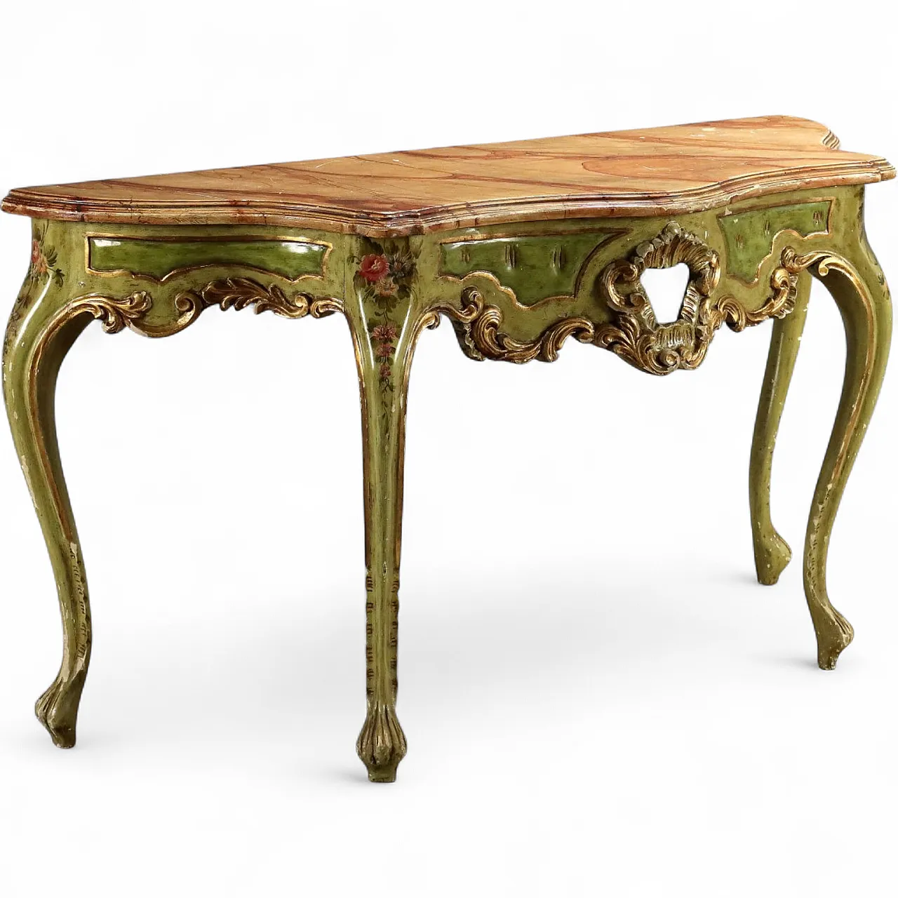 Console in Venetian Baroque style, 20th century 8