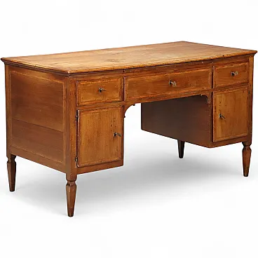 Directoire open desk in walnut, 19th century