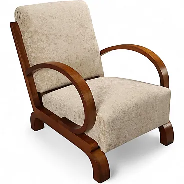 Pair of Deco armchairs, early 20th century