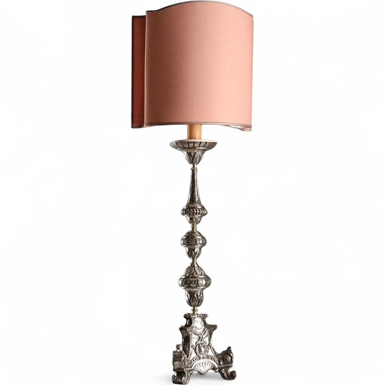 Baroque style torch holder, 20th century 11