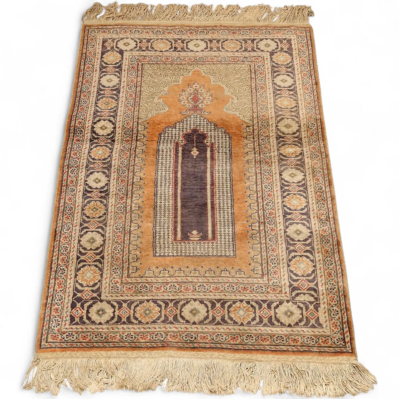 Kayseri rug in cotton and wool, 20th century 9