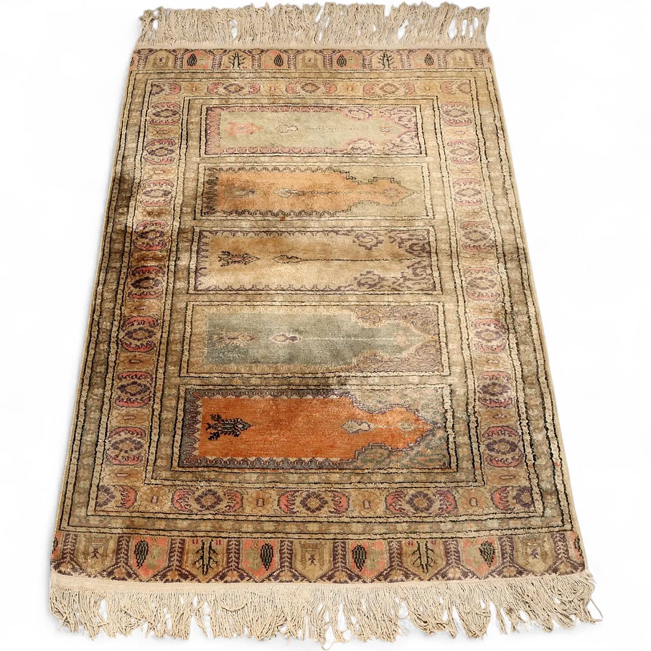 Kayseri rug in cotton and wool, 20th century 8
