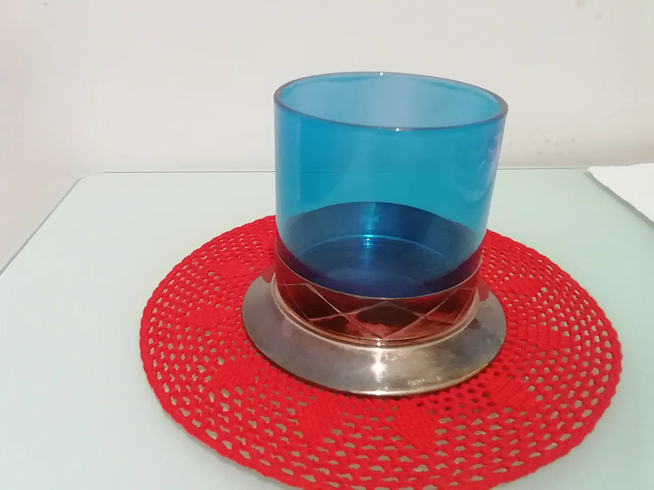 Candle holder with 925 silver base 5