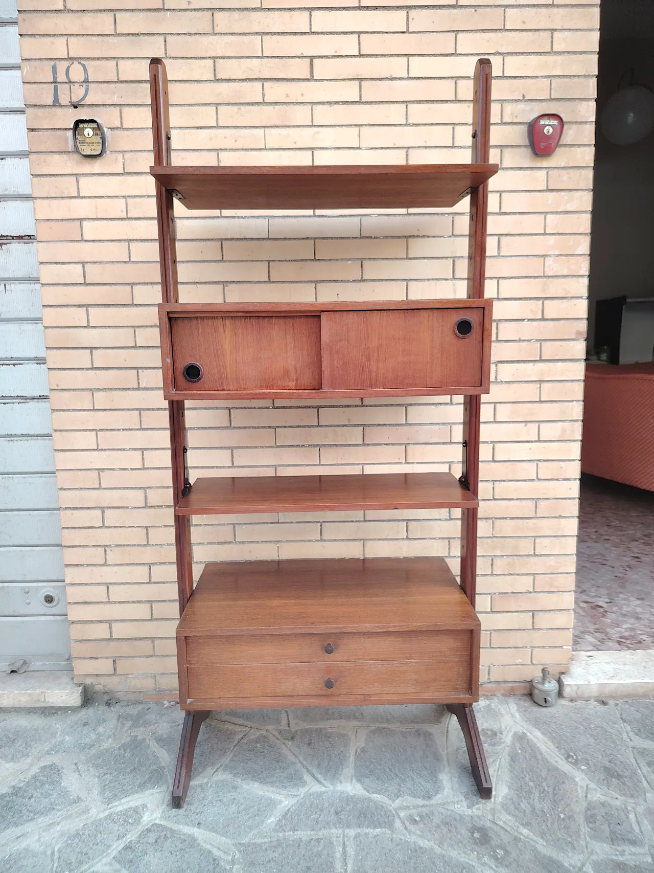 Libreria auto portante Mid century, anni '60 1