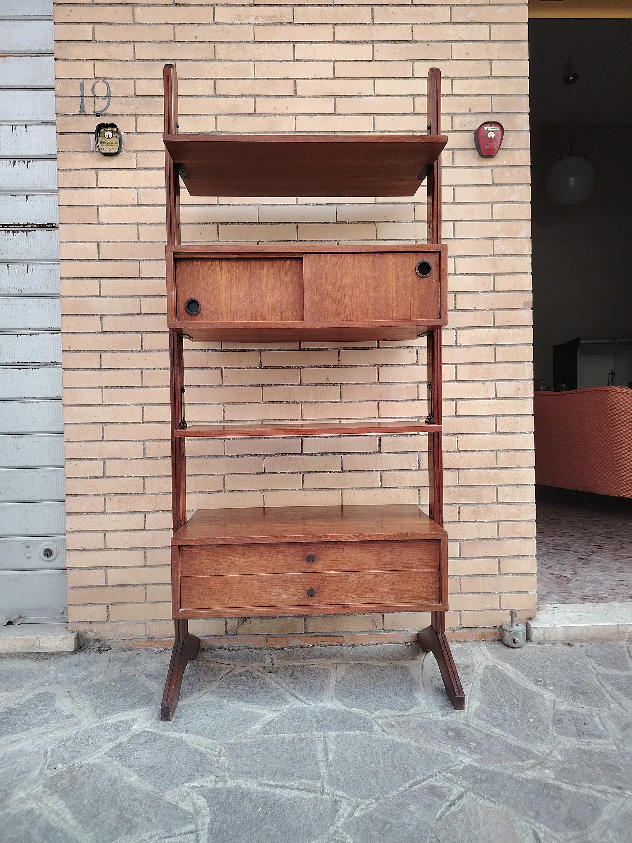 Libreria auto portante Mid century, anni '60 2