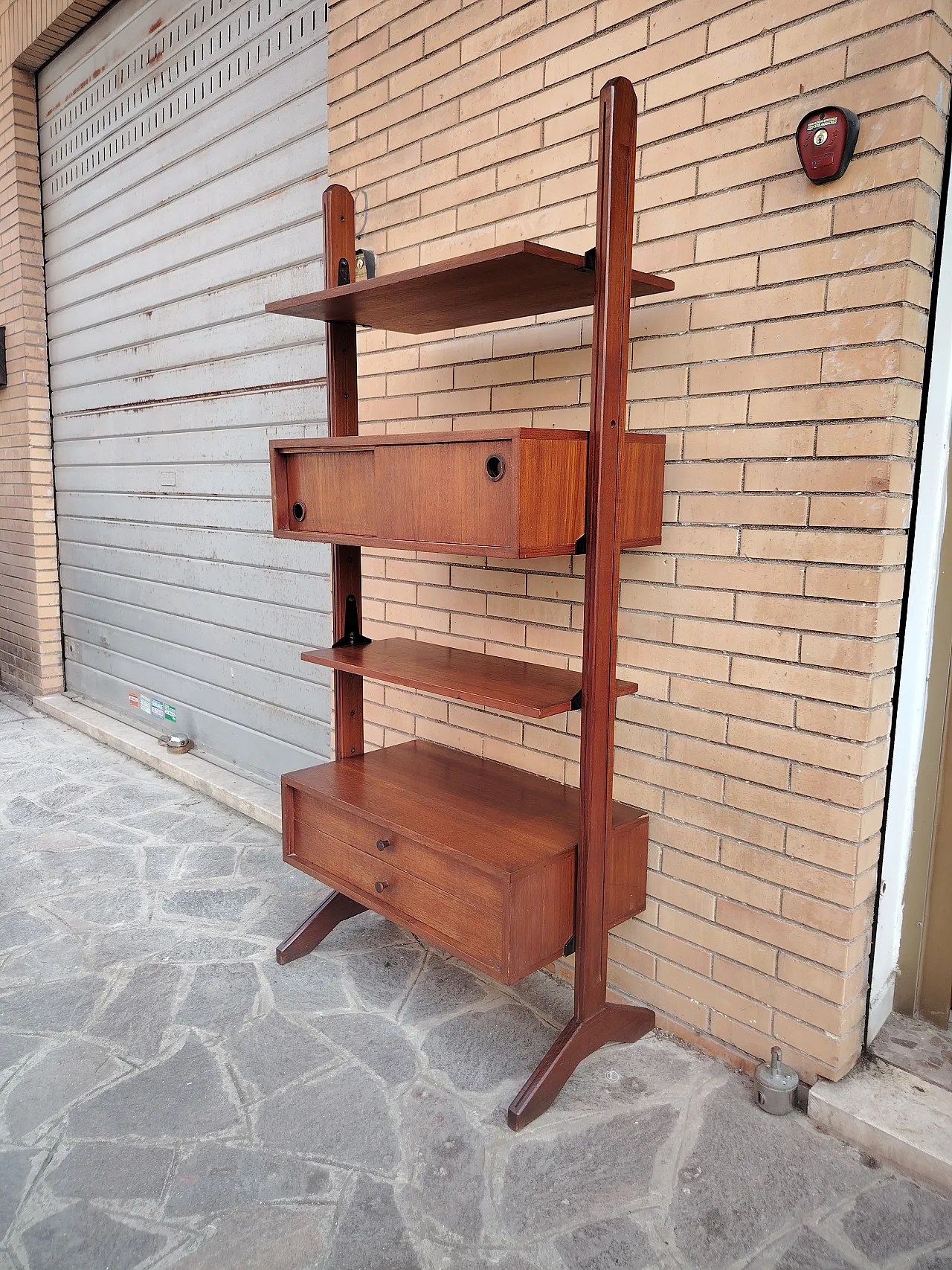 Libreria auto portante Mid century, anni '60 3