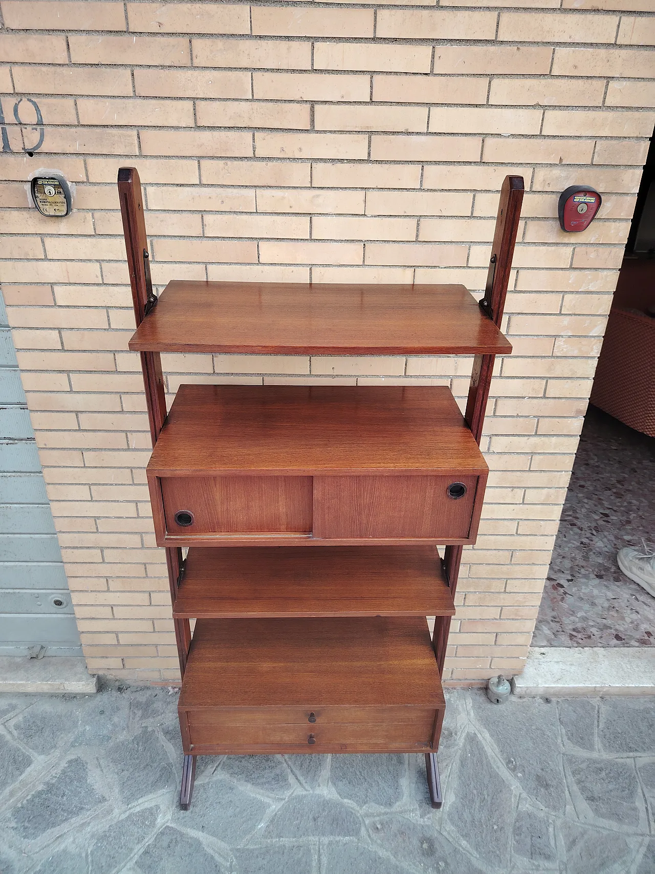 Libreria auto portante Mid century, anni '60 6