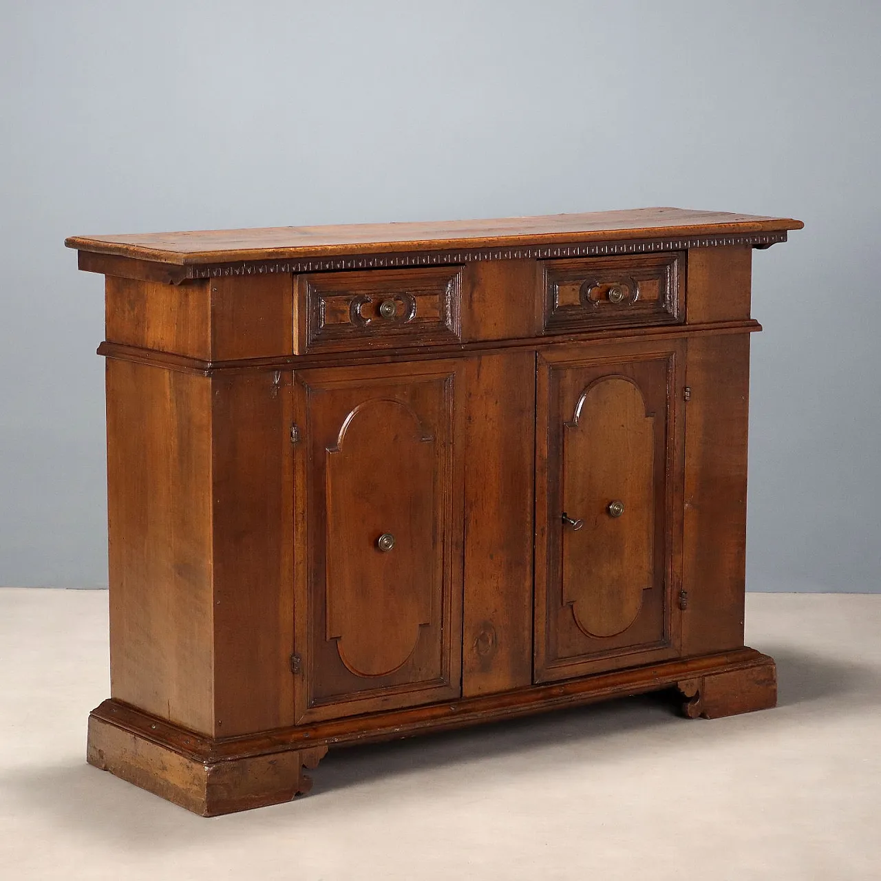 Baroque style sideboard in wood, 20th century 1
