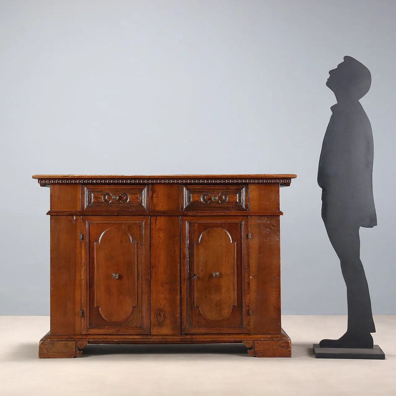 Baroque style sideboard in wood, 20th century 3