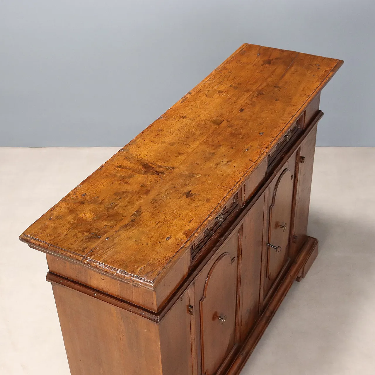 Baroque style sideboard in wood, 20th century 10
