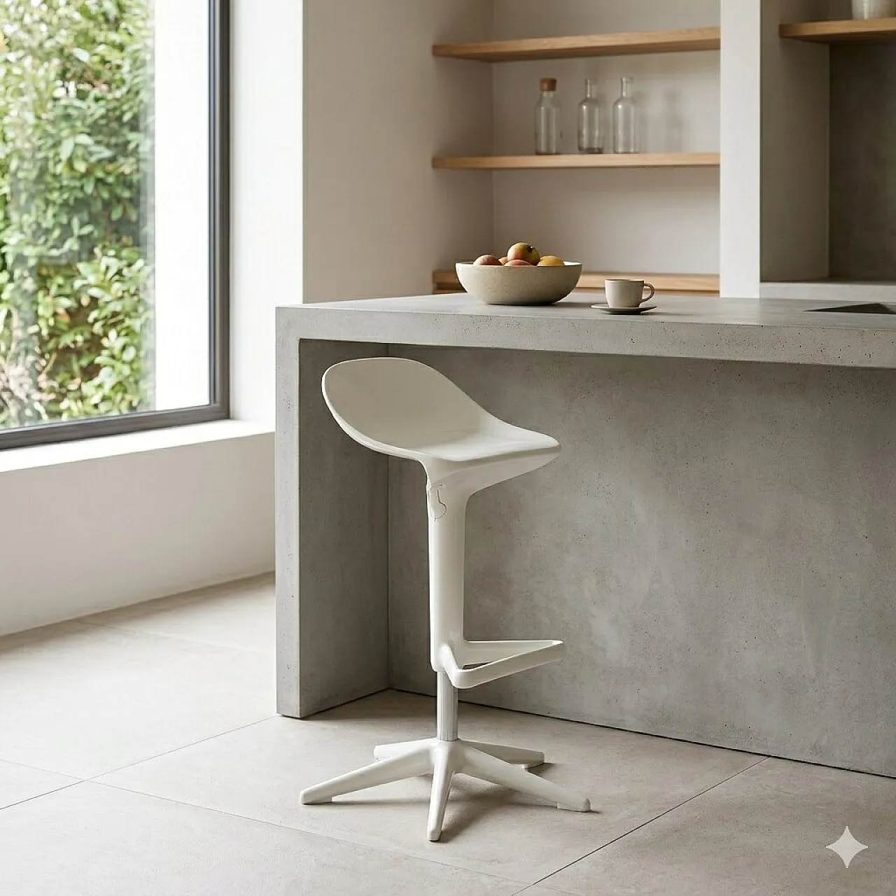 Spoon stool by Antonio Citterio for Kartell, 20th century 2