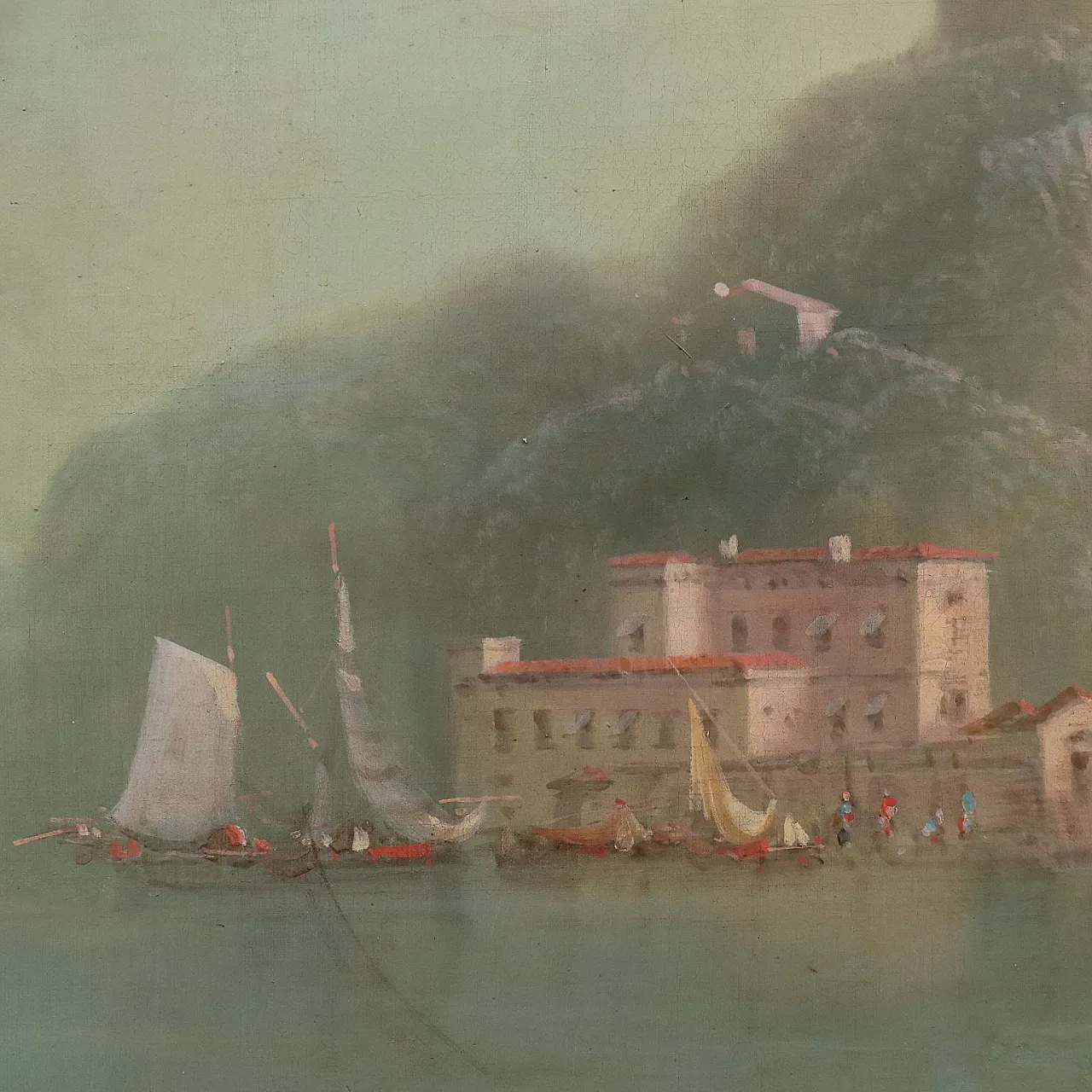 View of Nisida, oil on canvas, 19th century 5