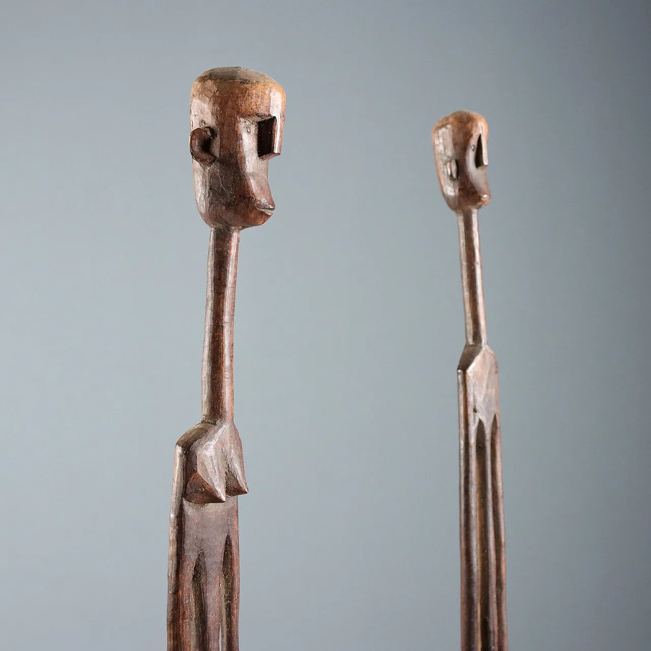 Coppia di antenati in legno Arte Nyamwezi Tanzania, '900 3