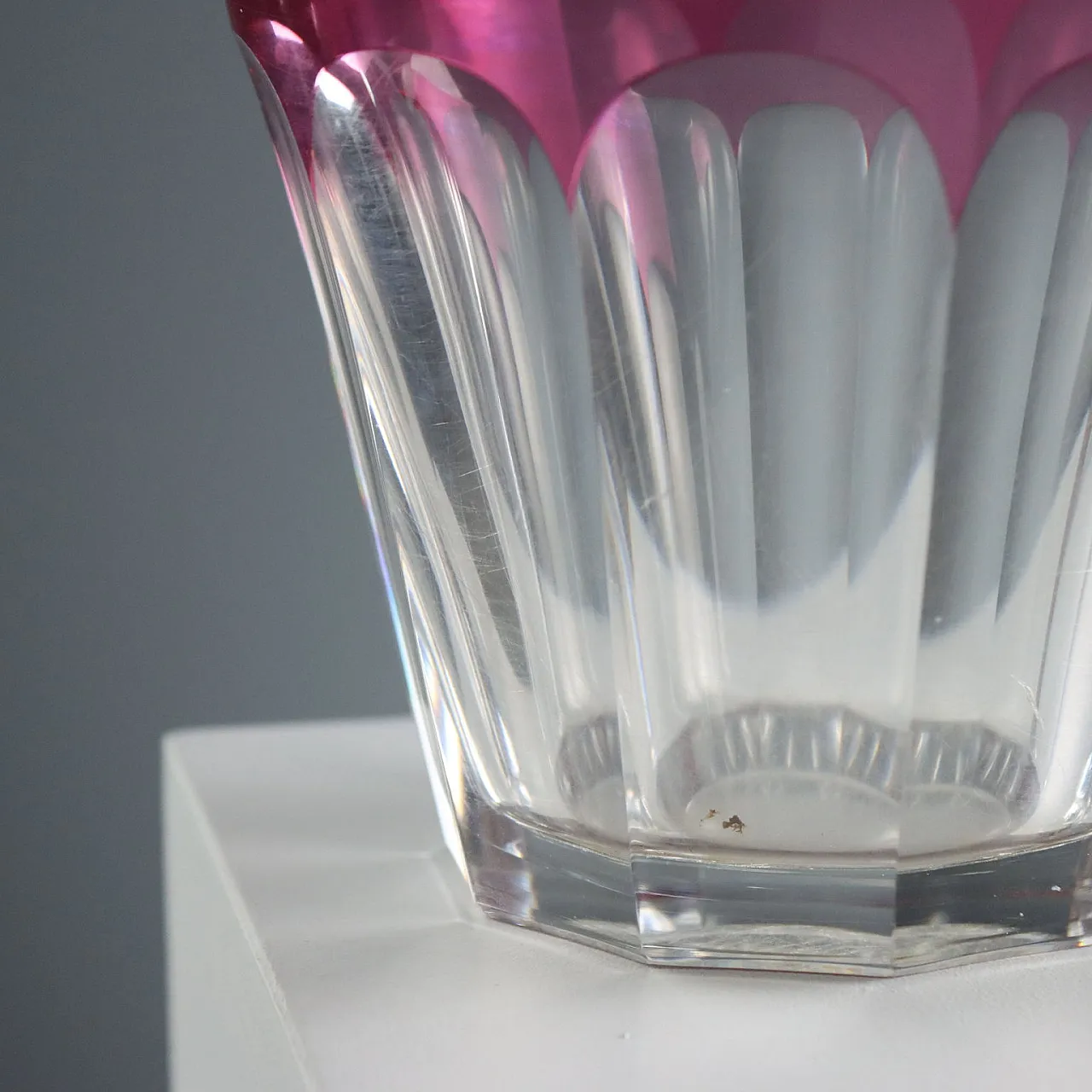 Crystal vase made by Val Saint Lambert, 20th century 3