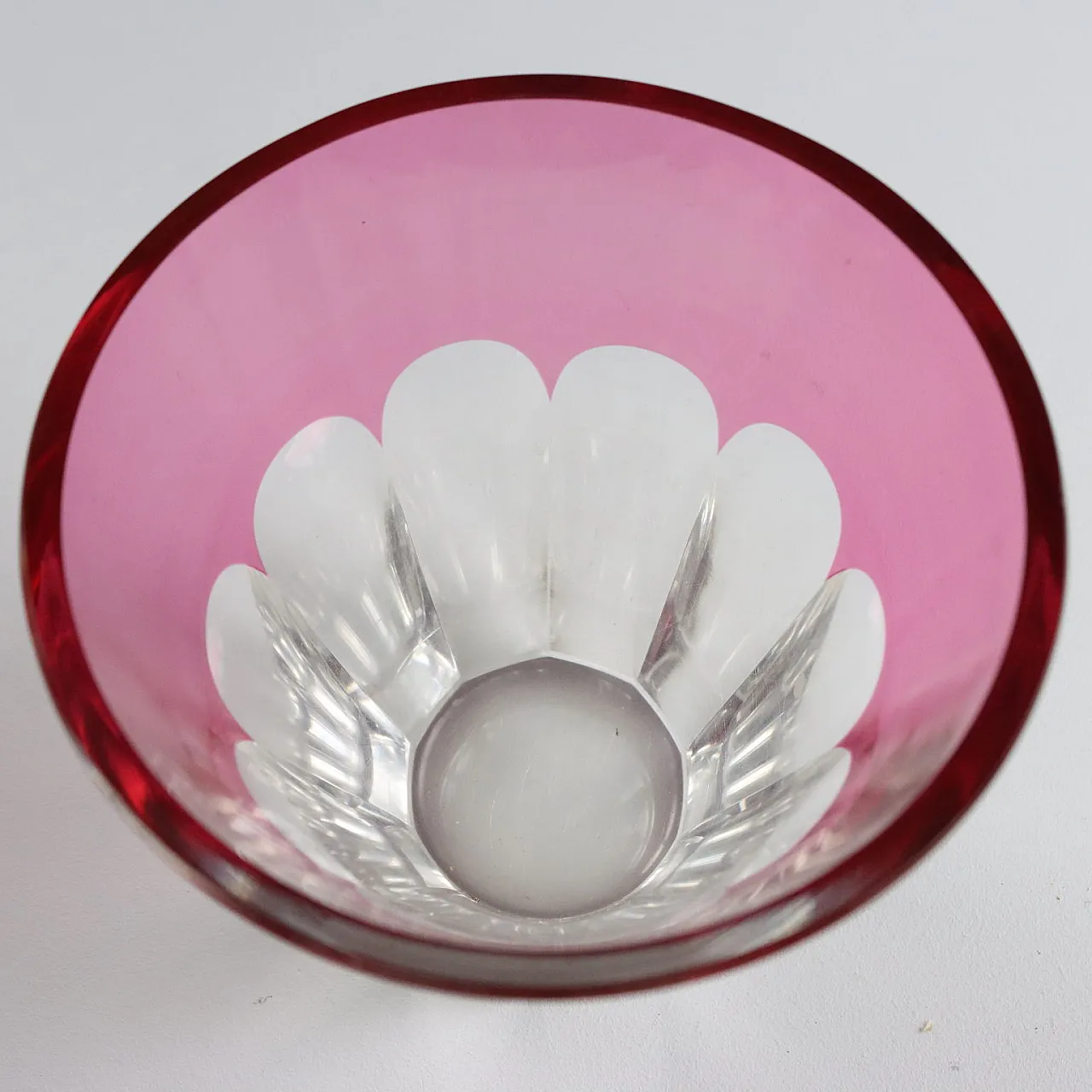 Crystal vase made by Val Saint Lambert, 20th century 5