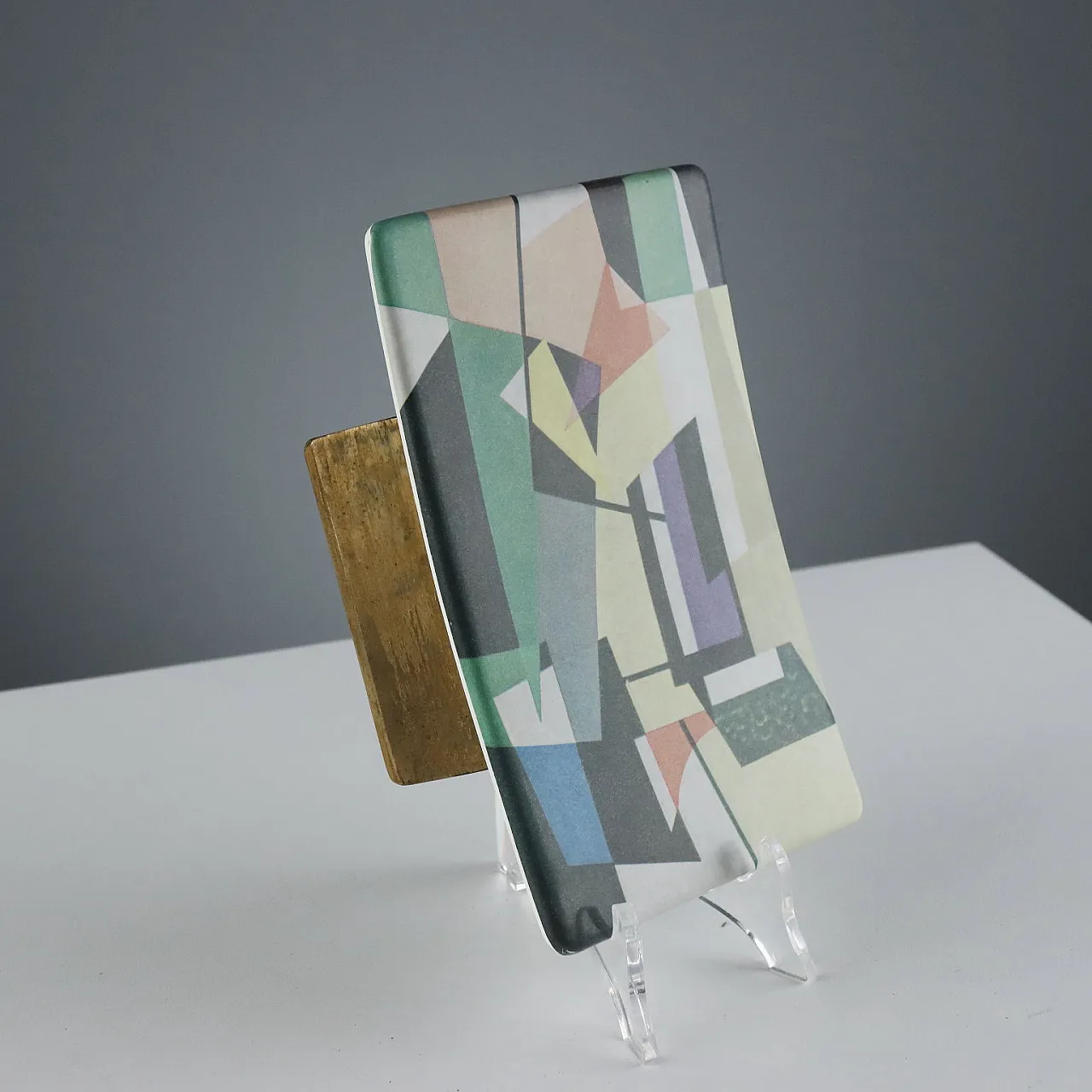 Coppia di maniglie in plastica e ottone, '900 5