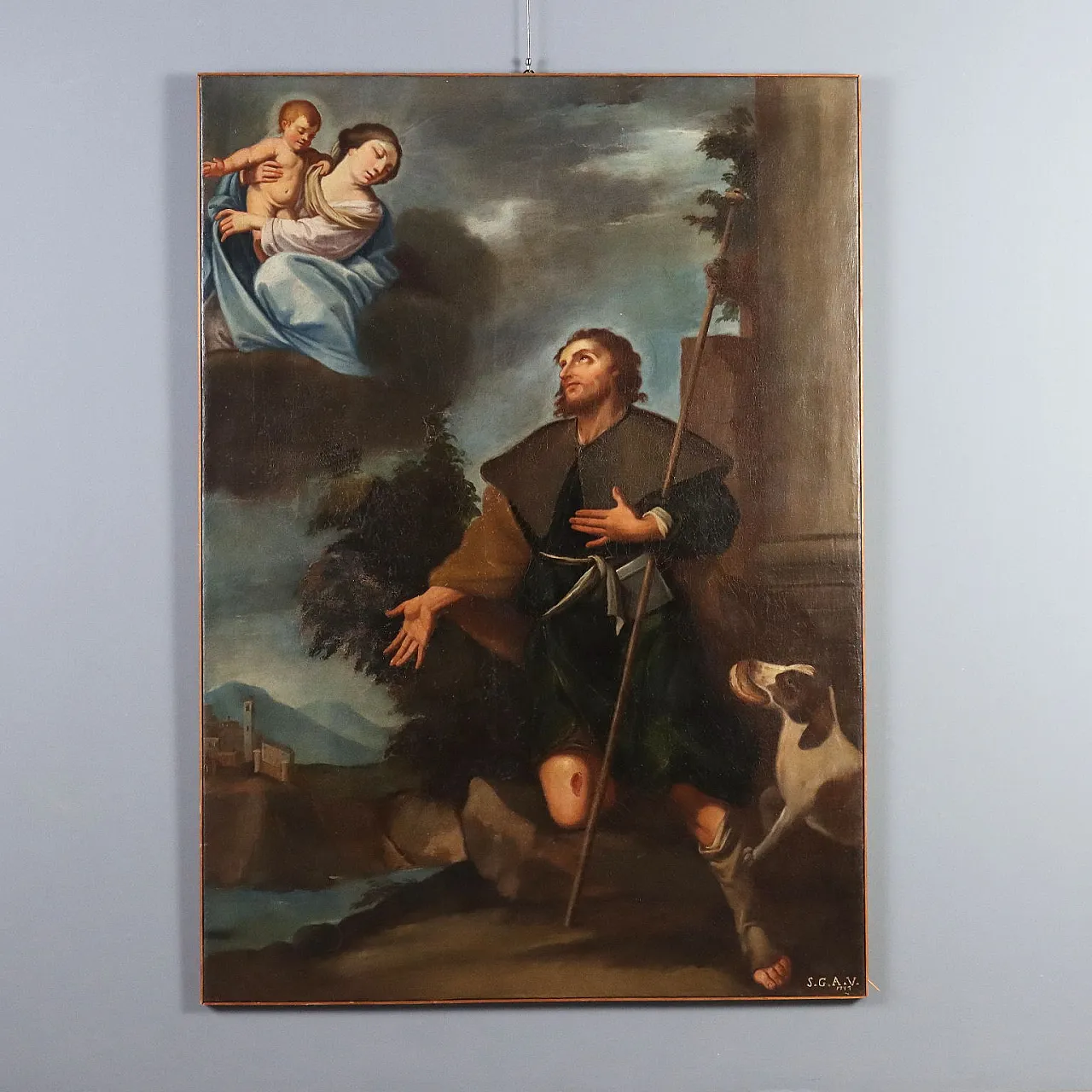Apparition of the Madonna and Child to San Rocco, 18th century 1