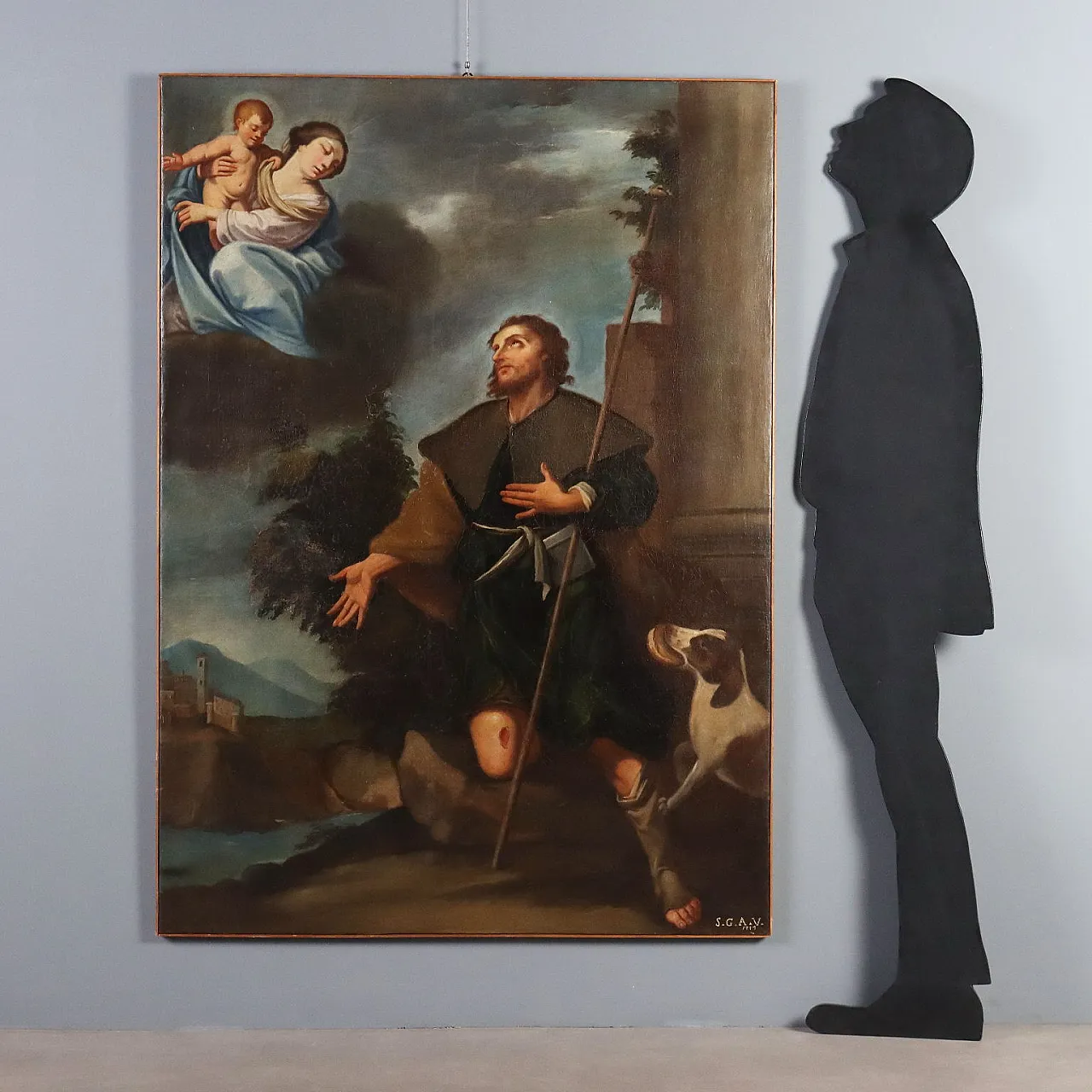 Apparition of the Madonna and Child to San Rocco, 18th century 2