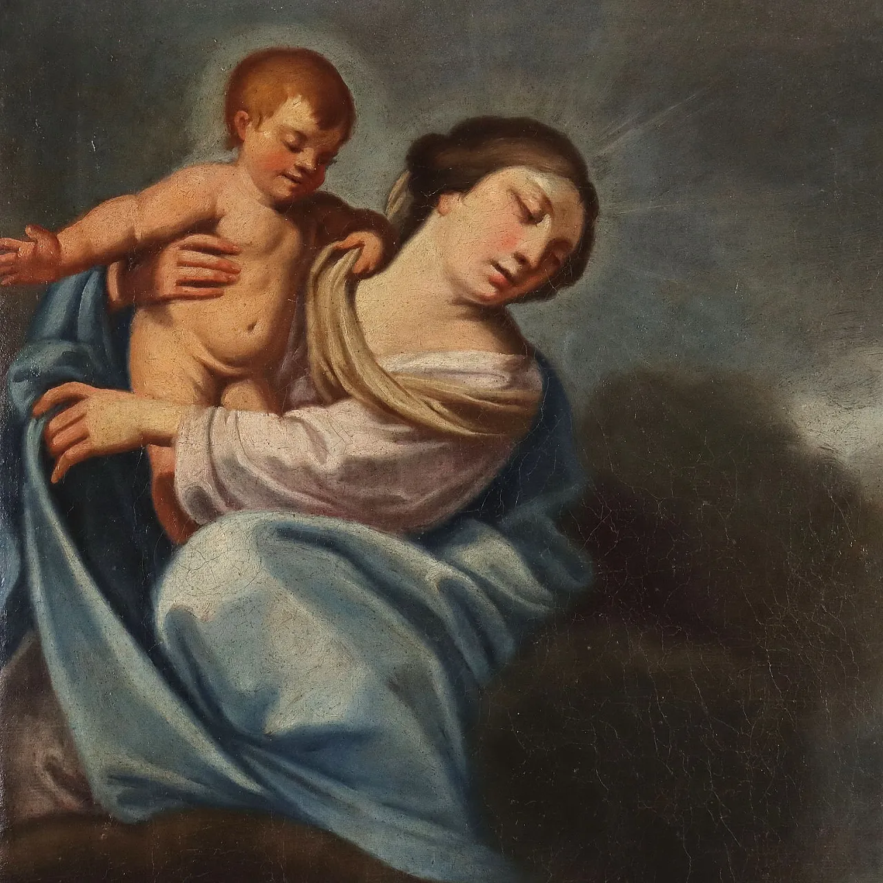 Apparition of the Madonna and Child to San Rocco, 18th century 4