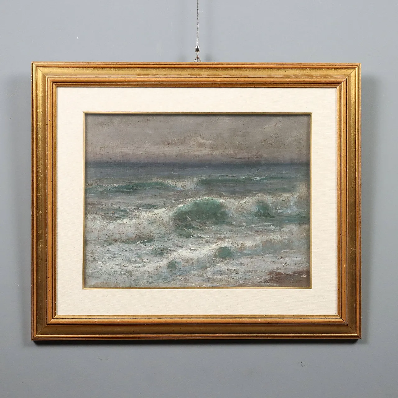 Painting by Ercole Garavaglia, 20th century 1