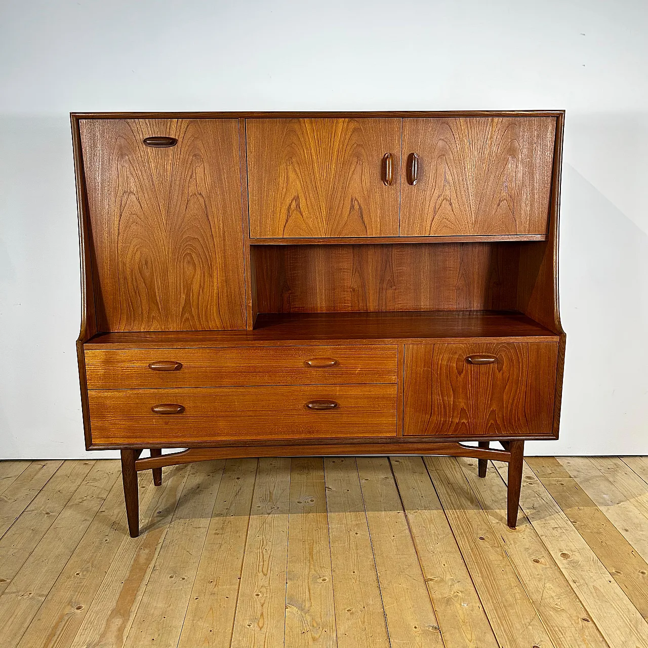 Highboard G Plan Fresco in teak inglese Mid-Century, anni ’60 2