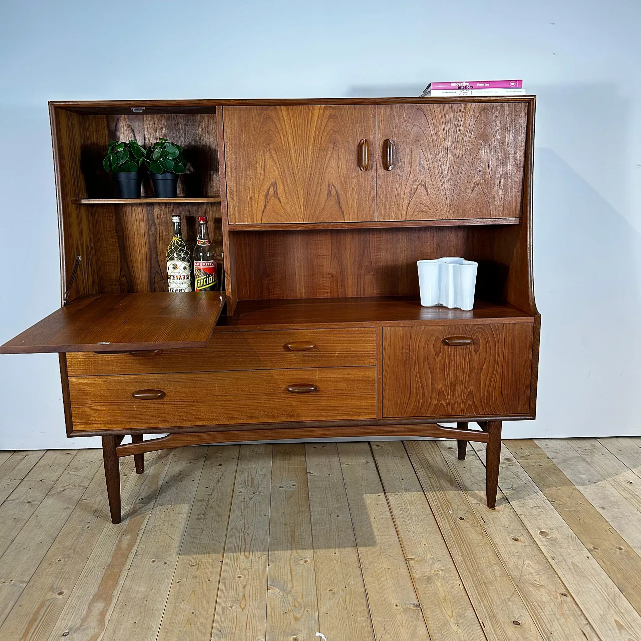 Highboard G Plan Fresco in teak inglese Mid-Century, anni ’60 13
