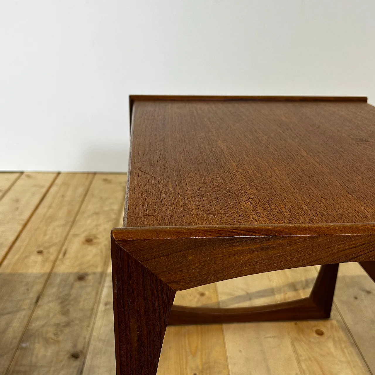 3 Tavolini a nido in teak danese Mid-Century, anni ’60 8