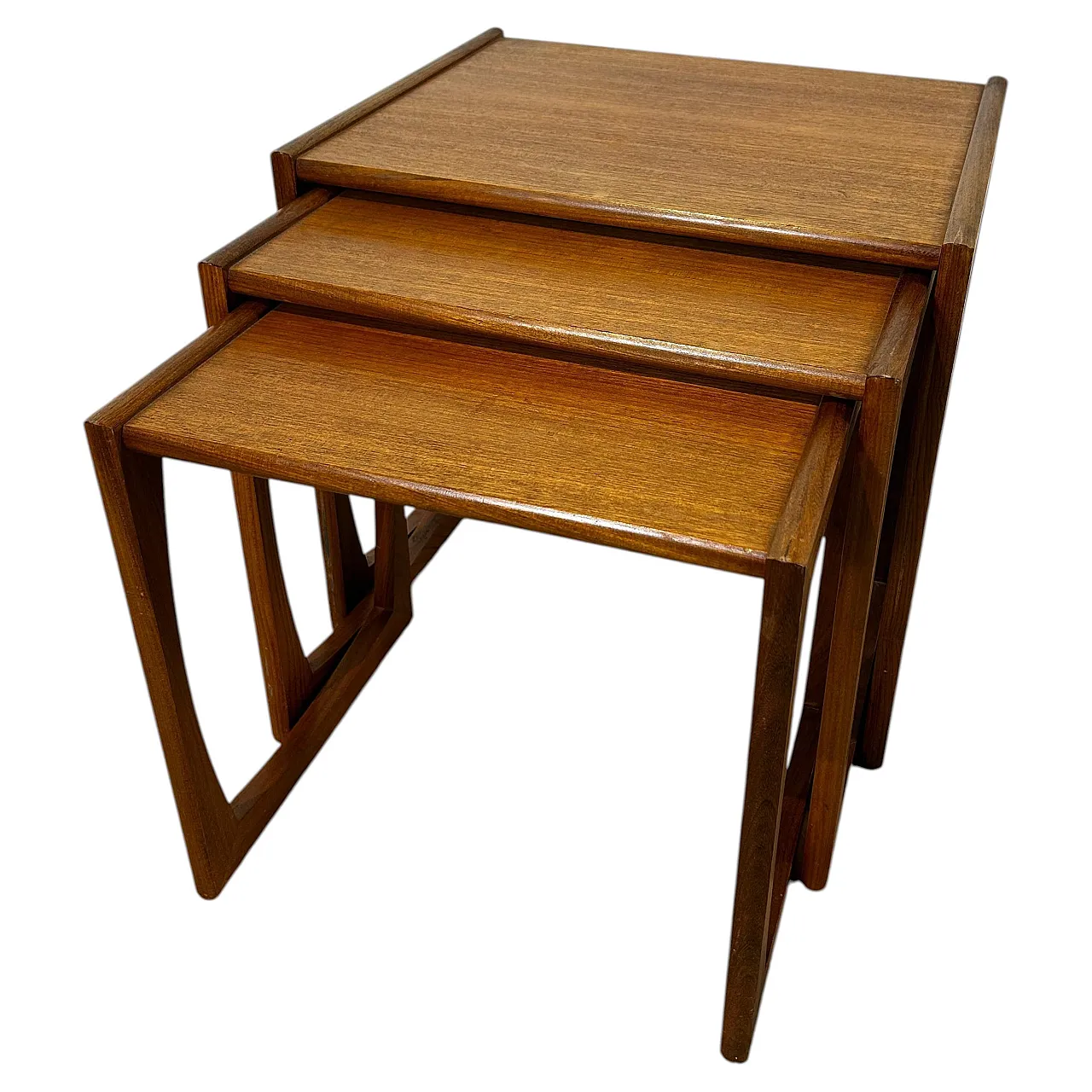 Tavolini nesting Quadrille di G Plan in teak, anni ’60 1