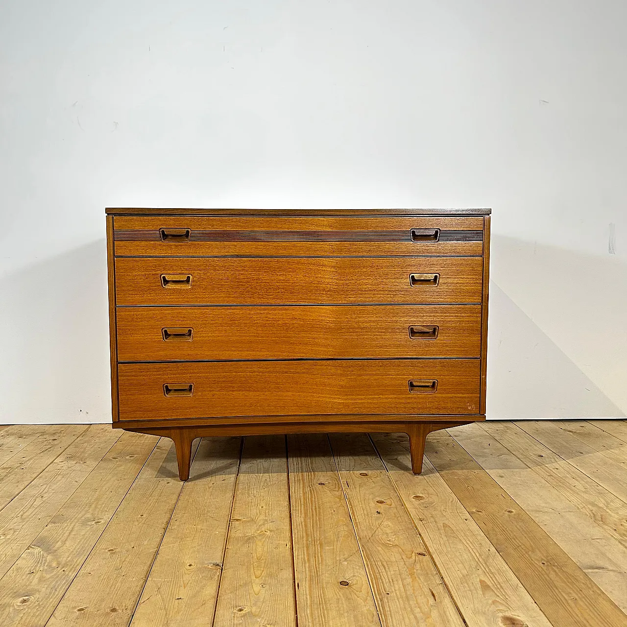 Cassettiera Butilux in teak danese Scandinavian Modern, anni ’60 2