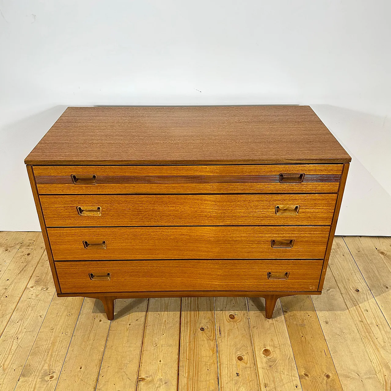 Cassettiera Butilux in teak danese Scandinavian Modern, anni ’60 3