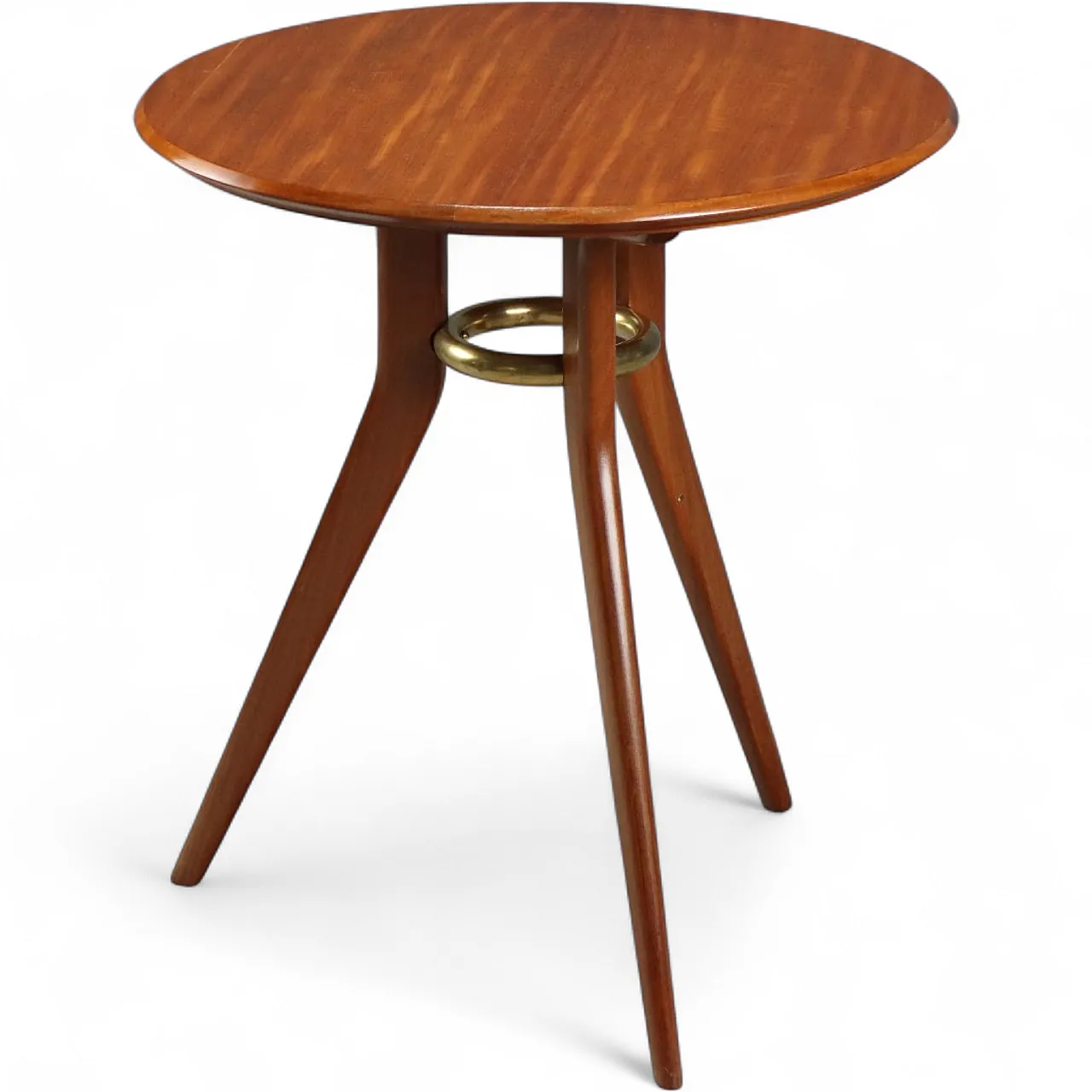 Mahogany and brass coffee table, 1950s 10