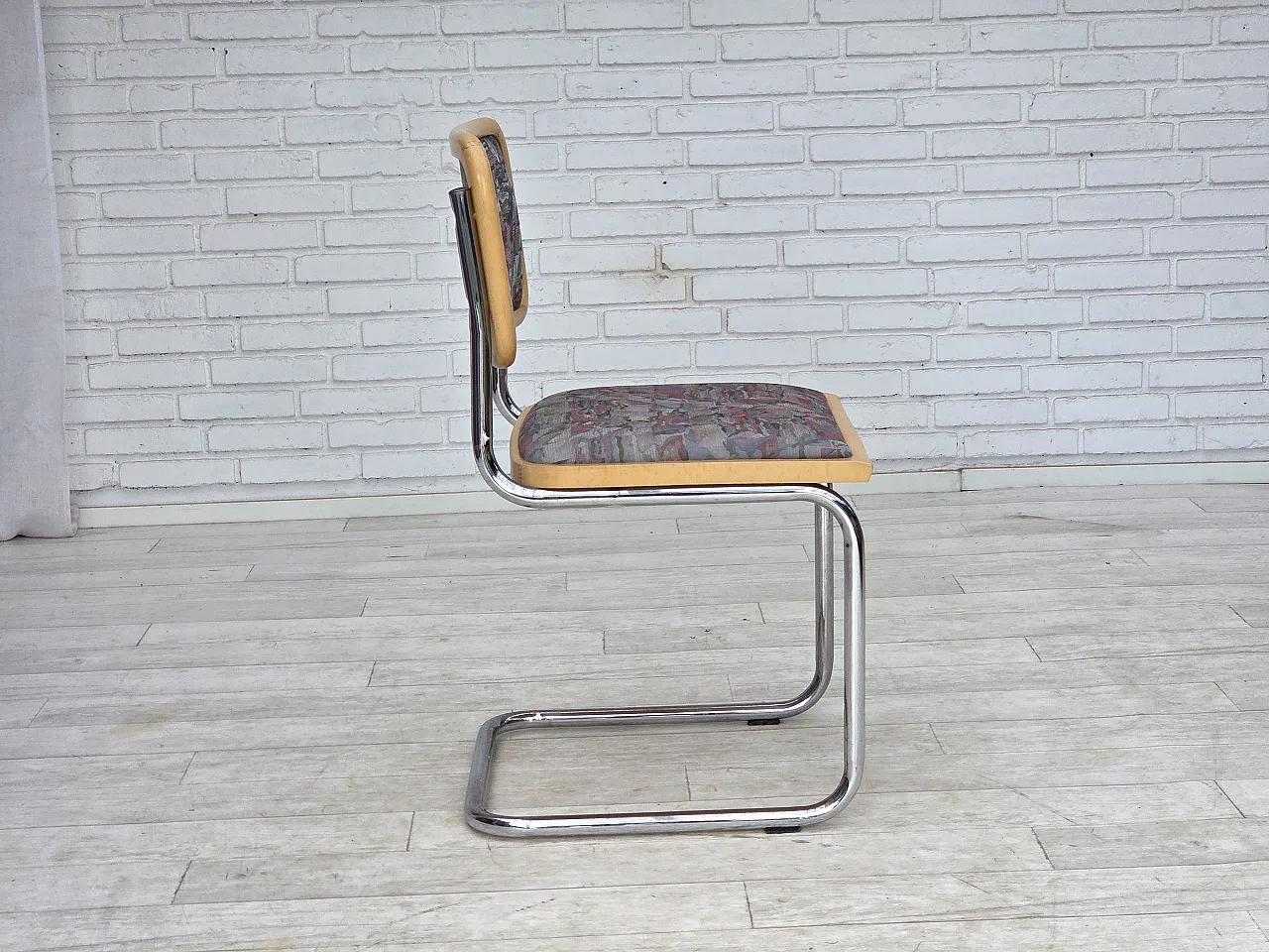 Anni '70, set di 4 sedie da pranzo italiane in stile Bauhaus. 10