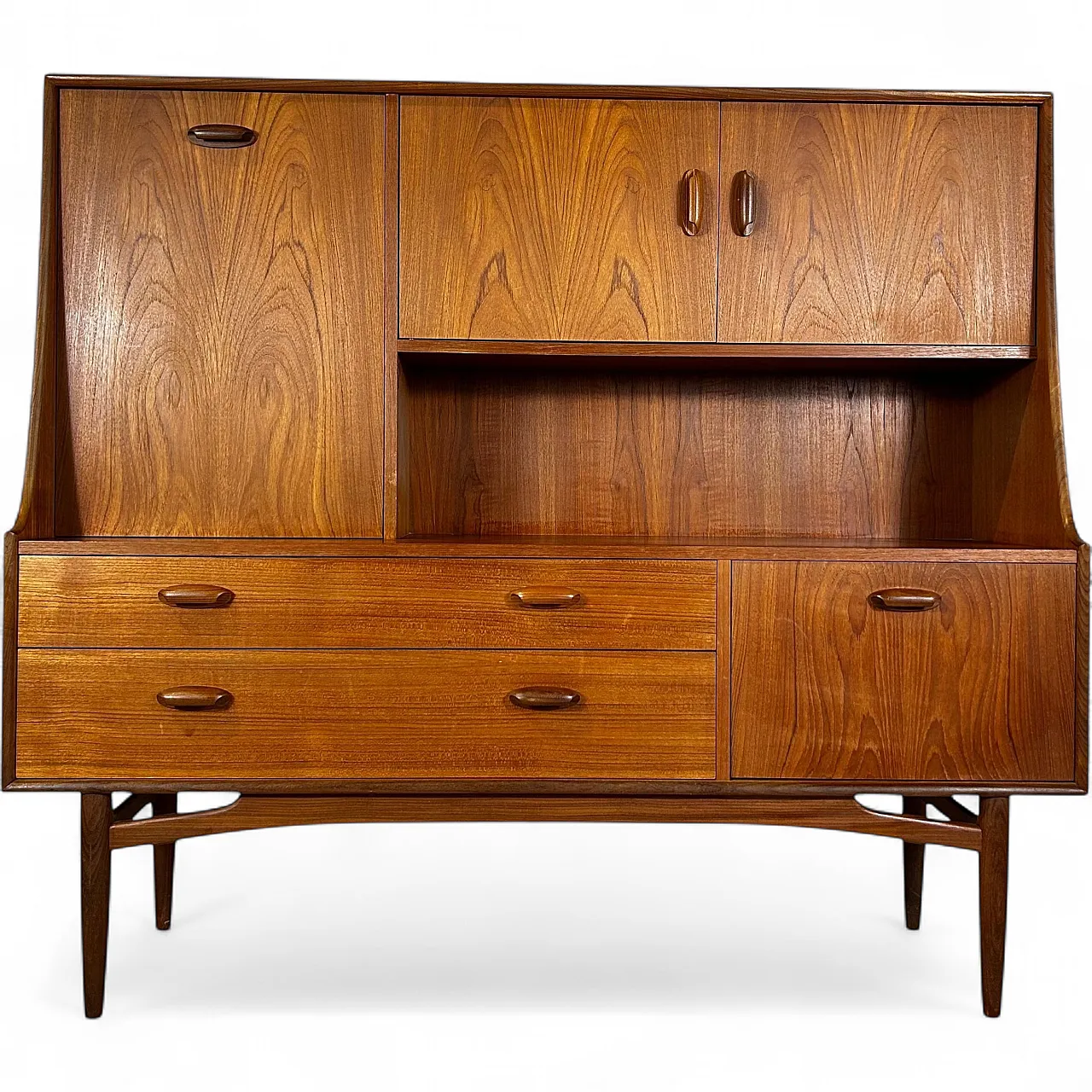 Highboard G Plan Fresco in teak inglese Mid-Century, anni ’60 18