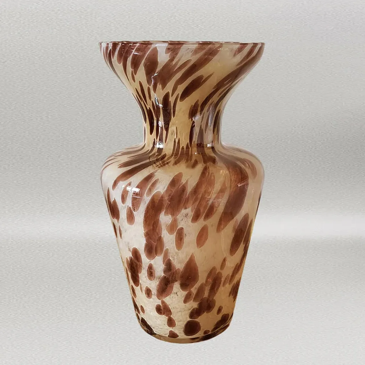 Handcrafted vase in Murano glass by Maestro del Vetro, 1970s 1