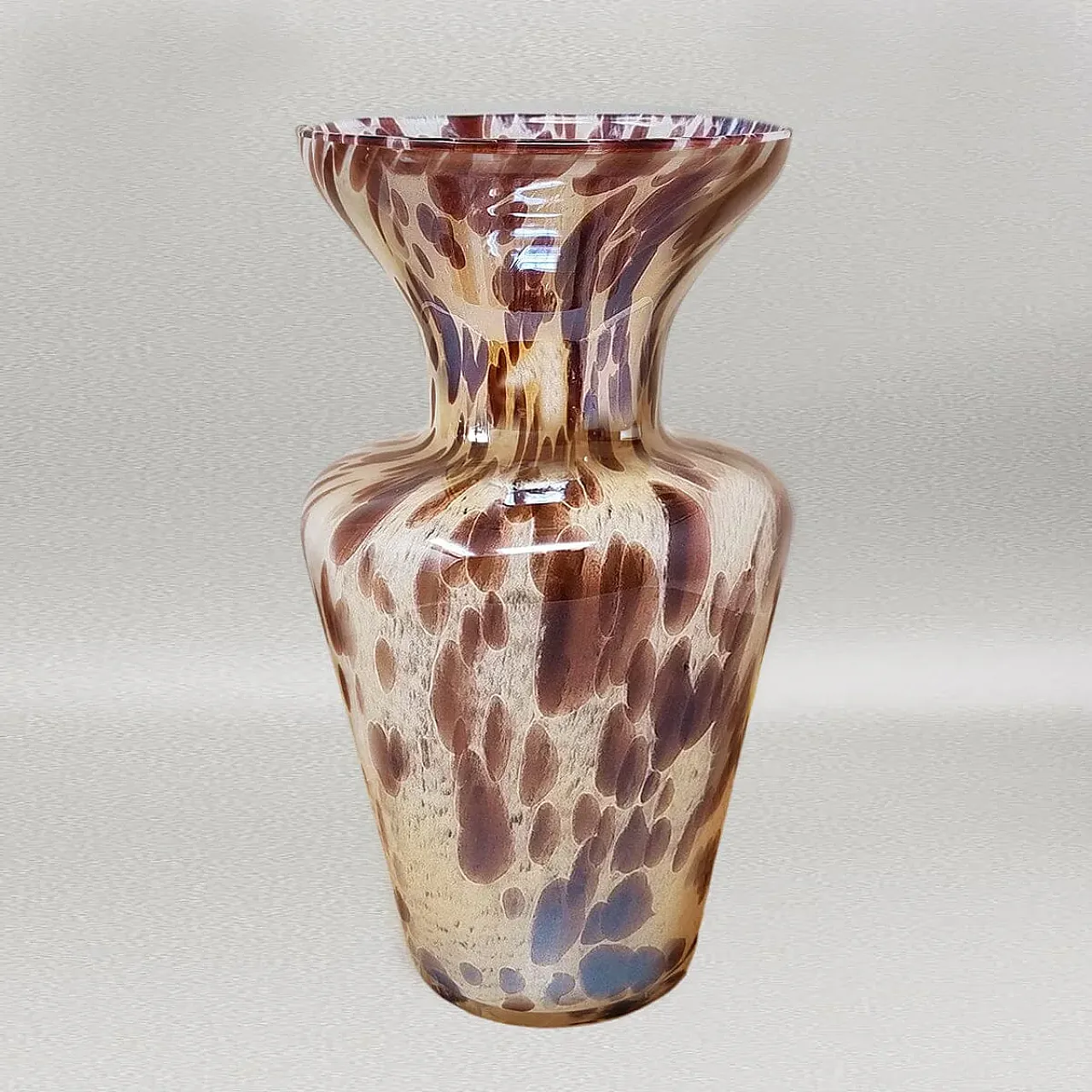 Handcrafted vase in Murano glass by Maestro del Vetro, 1970s 2