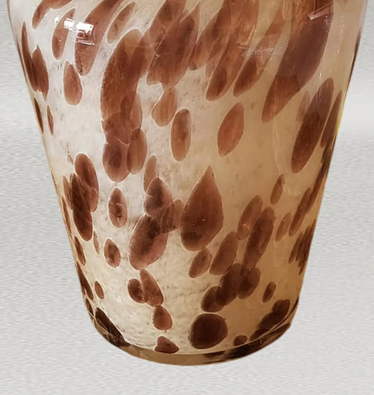 Handcrafted vase in Murano glass by Maestro del Vetro, 1970s 4